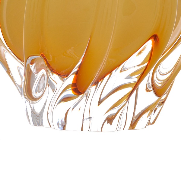 Ваза 27 см Egermann Opal Amber 