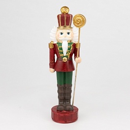 Сувенир Щелкунчик 5,5 x 4 x 16 см Азалия красный