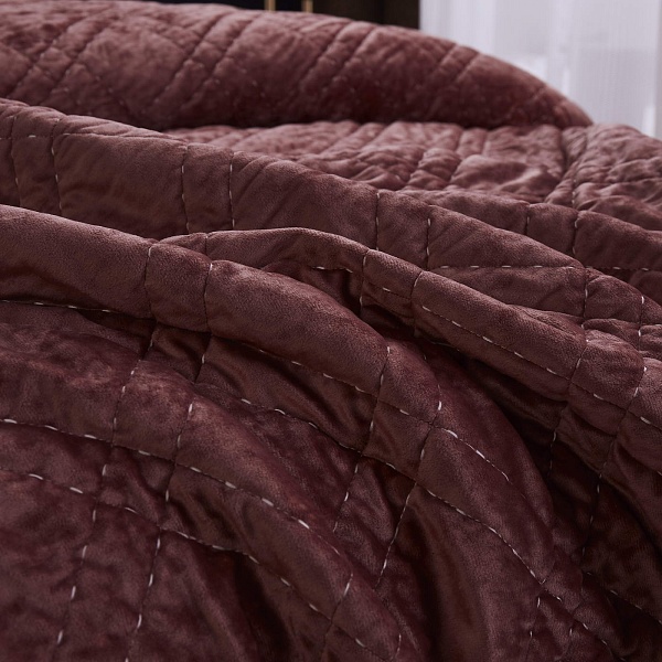 Комплект покрывало и наволочки 240 х 260 см Sofi de Marko Селена терракот