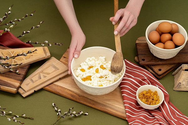 Миска 1,5л Birds of Paradise, кремовая