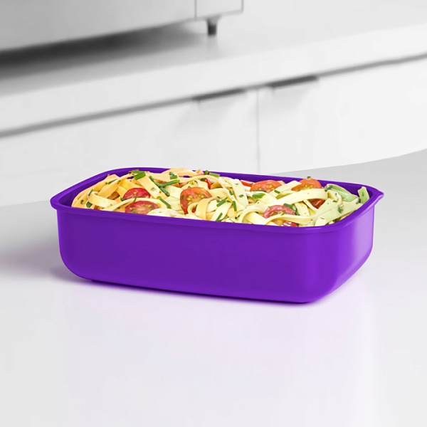 Контейнер прямоугольный 1,25 л Sistema Microwave фиолетовый