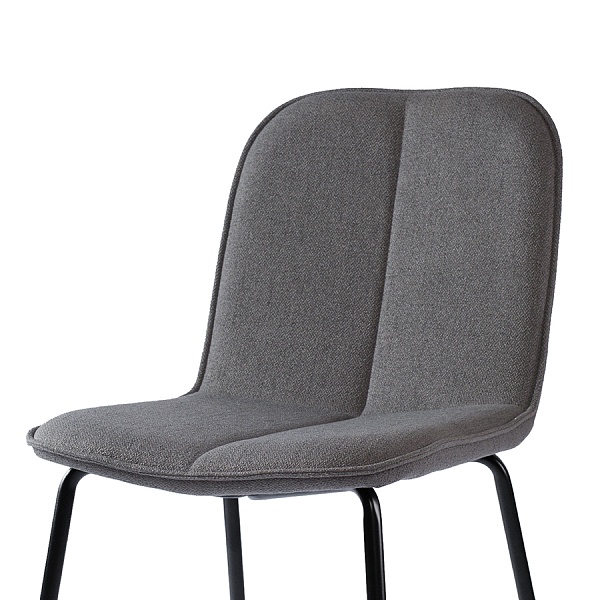 Набор из 4 стульев adrian, рогожка, темно-серые