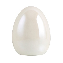Сувенир 11,5 см Азалия Яйцо белый