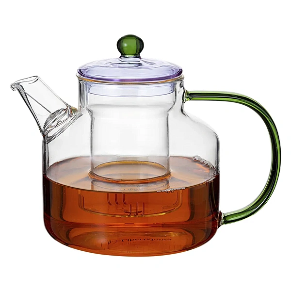 Чайник заварочный 1,2л Orb фиолетовый/зеленый