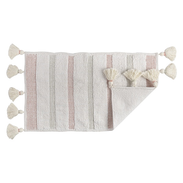 Коврик для ванной из хлопка с кисточками из коллекции ethnic, 50х80 см
