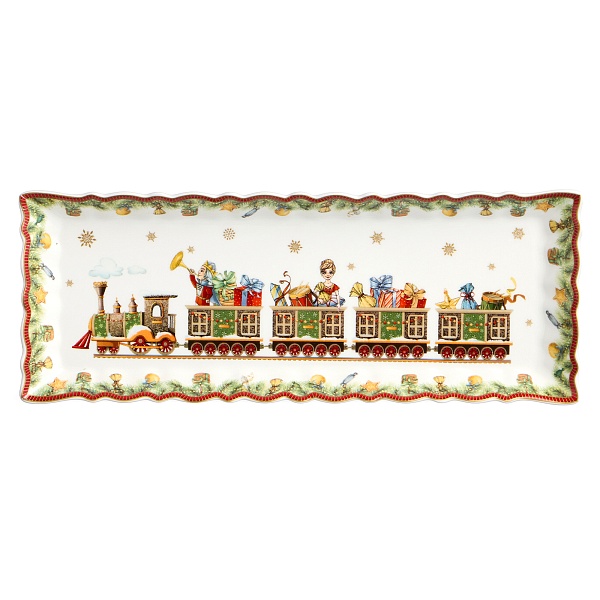 Блюдо прямоугольное 30,5 x 11,5 см Lefard Щелкунчик