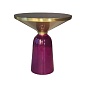Столик кофейный odd, D50 см, черный/фиолетовый