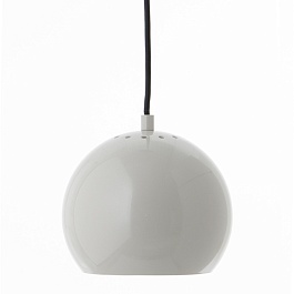 Лампа подвесная Frandsen Ball светло-серый глянцевый