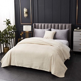 Плед 220 х 240 см Sofi de Marko Антуан молоко