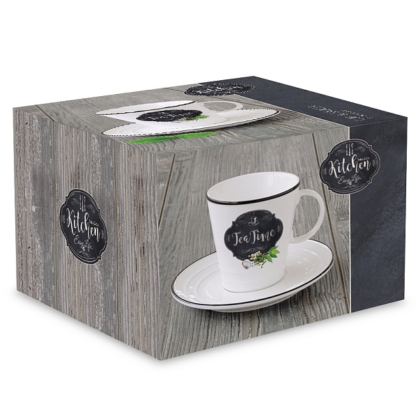 Пара чайная 300 мл Easy Life Кухня в стиле "Ретро" Чай