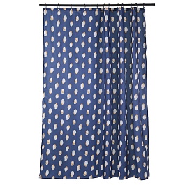 Штора для ванной 180 x 200 см Tkano Sun spots тёмно-синий
