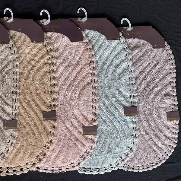 SIERRA (мокко) Коврик для ванной кружевной 60х100