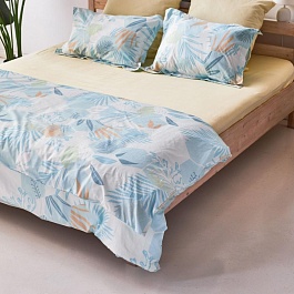 Пододеяльник 145 х 210 см Melograno Abstract Print Leaf
