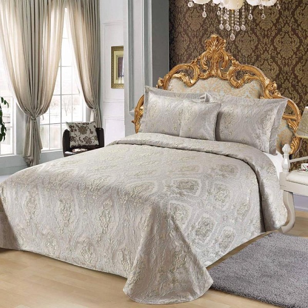 Комплект покрывало и наволочки 240 x 260 см Sofi de Marko Фелиция пепел