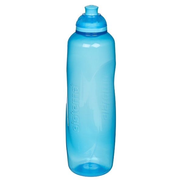 Бутылка для воды 600 мл Sistema Helix синий