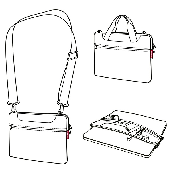 Сумка для ноутбука Reisenthel Netbookbag dark ruby