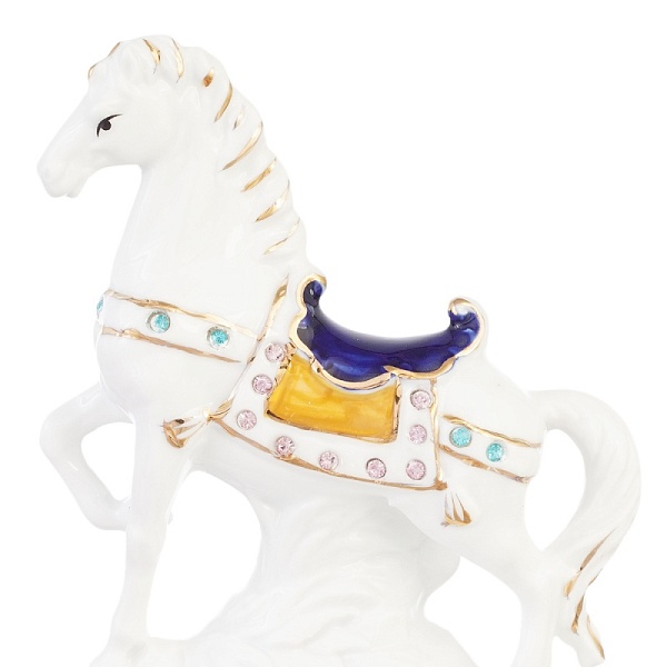 Статуэтка Лошадь с синим седлом Royal Classics