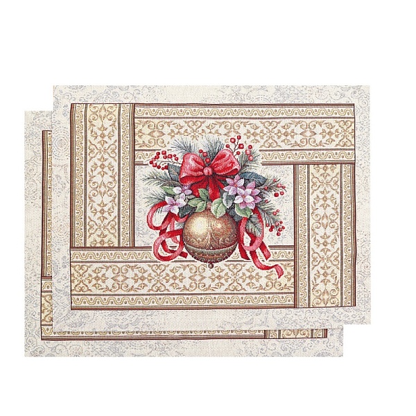 Салфетка 35 х 45 см Le Gobelin Золотой шар золотая/голубая