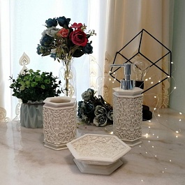 Набор аксессуаров для ванной Sofi de Marko №36 бежевый