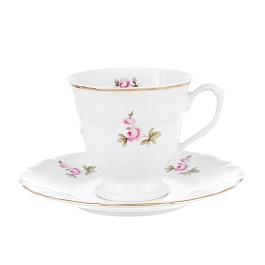 Набор чайных пар (6 пар) 200 мл Repast Мейсенский букет