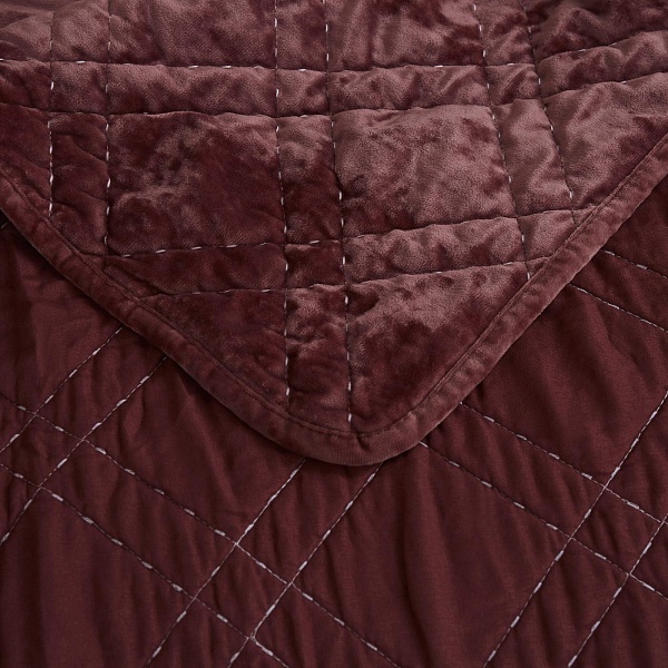 Комплект покрывало и наволочка 160 х 220 см Sofi de Marko Селена терракот