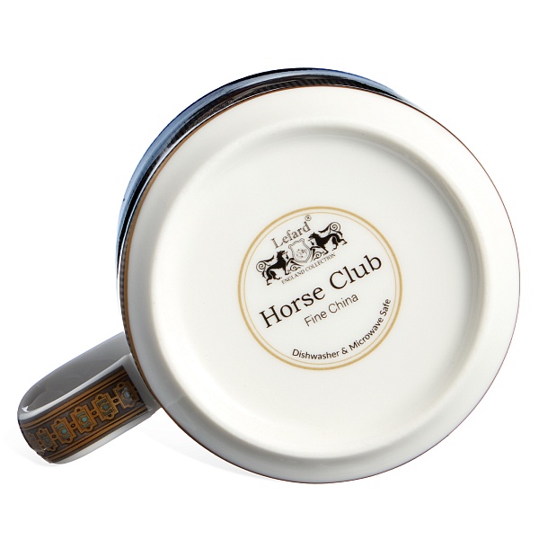 Кружка 400 мл Lefard Horse Club серая