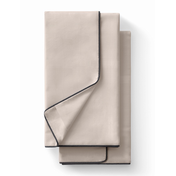 Набор наволочек 70х70 см 2 шт Soft Silver, песчаный берег