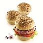 Форма для приготовления булочек и пирожных Silikomart Burger Bread 20х34 см силиконовая