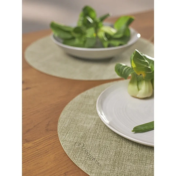 Набор салфеток сервировочных  Ø35 см Leanera мятные