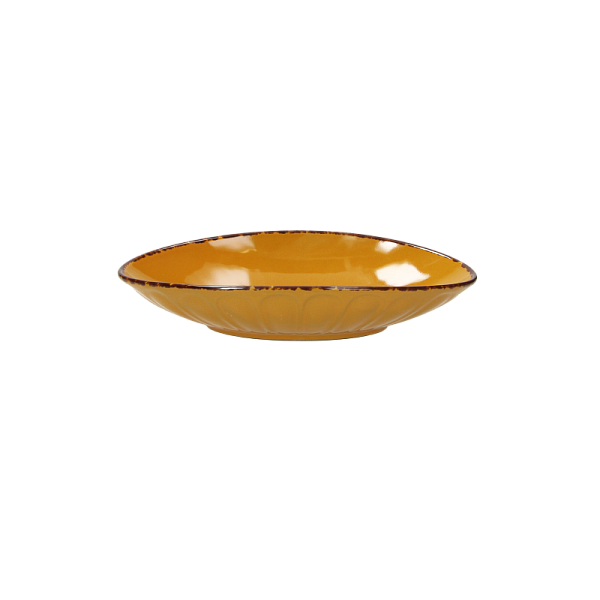 Салатник овальный Tognana Vulcania 21,5 х 12 жёлтый