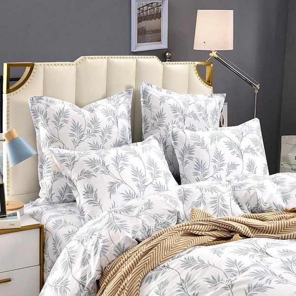 КПБ сатин Евро 4н Бетти голубой