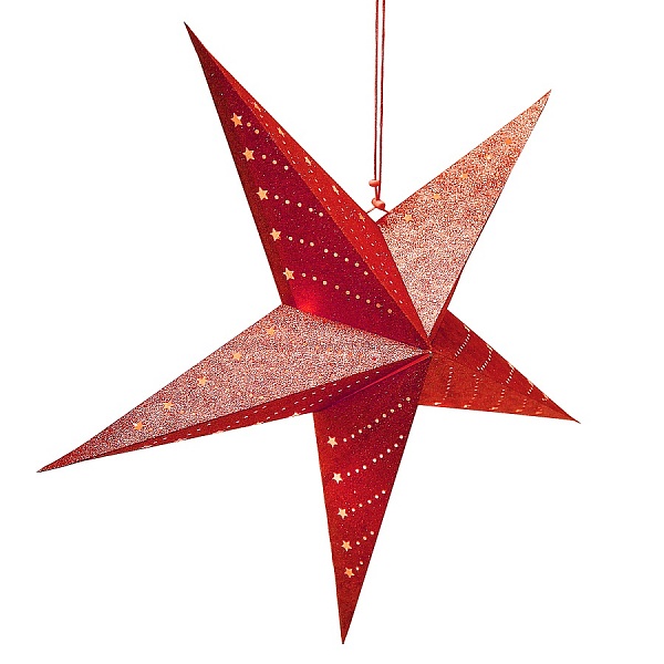 Светильник подвесной Star с кабелем 3,5 м и патроном под лампочку красный