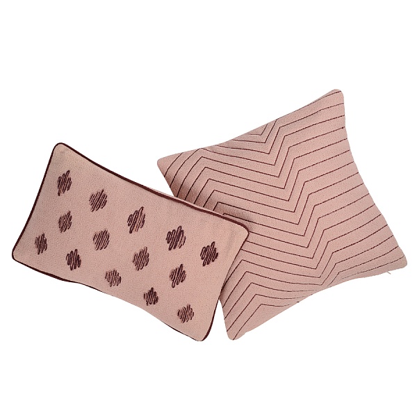 Подушка декоративная cтеганая из хлопка 45 x 45 см Tkano Ethnic