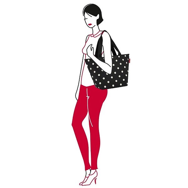 Сумка shopper m mixed dots