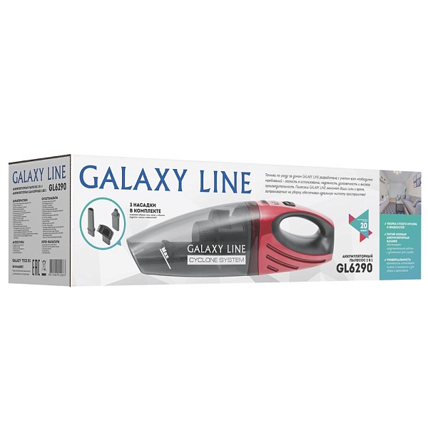 Аккумуляторный пылесос 60 Вт Galaxy Line GL6290