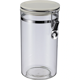 Банка для сыпучих продуктов с замком  Regent inox Linea Desco 1,2л 