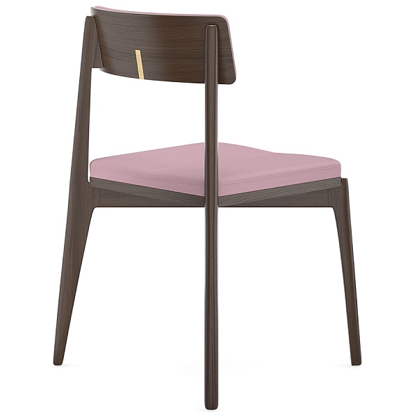 Стул рогожка Latitude Aska венге-розовый