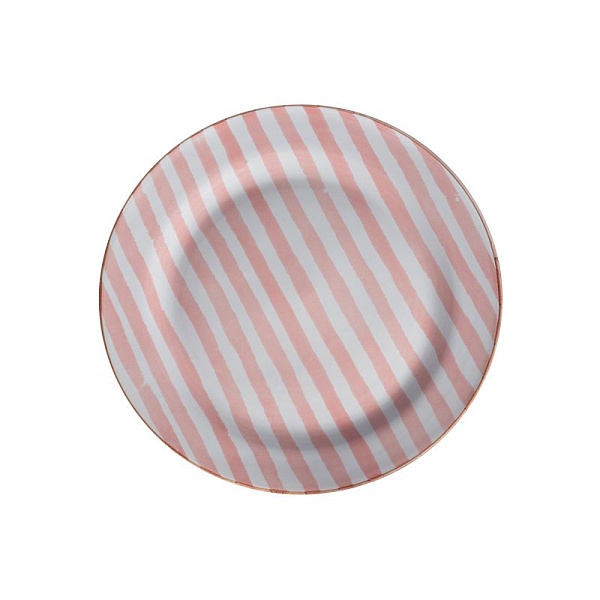 Тарелка с полями 260 мм в ассорт.