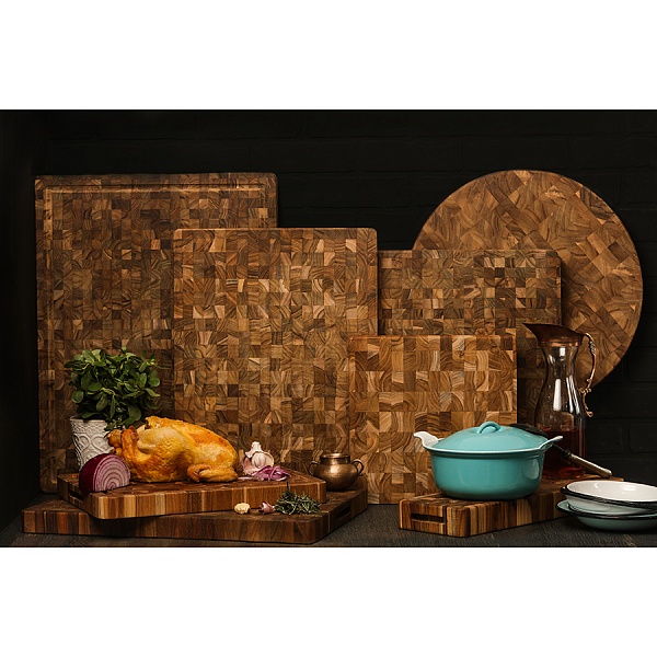 Доска разделочная торцевая TeakHaus Butcher Block 61х46 см