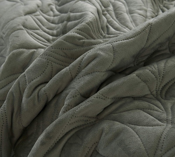 Комплект покрывало и наволочки 240 х 260 см Sofi de Marko Глория зелёный