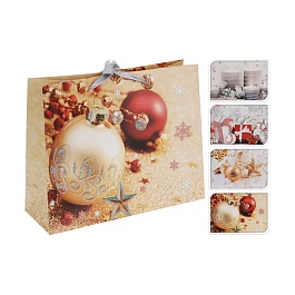 Пакет подарочный 24x18x10см