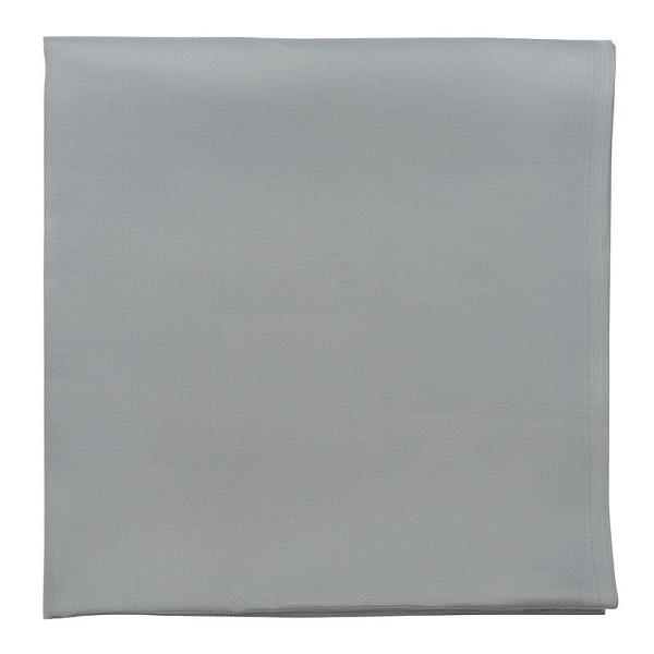 Скатерть с фактурным жаккардовым рисунком 180 х 180 см Tkano Essential серый