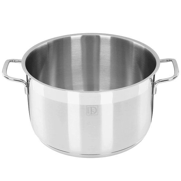 Кастрюля нерж 6,3л 24 x 14 см SENSO стеклянная крышка