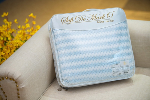 Покрывало 220 х 240 см Sofi de Marko Гринда голубой