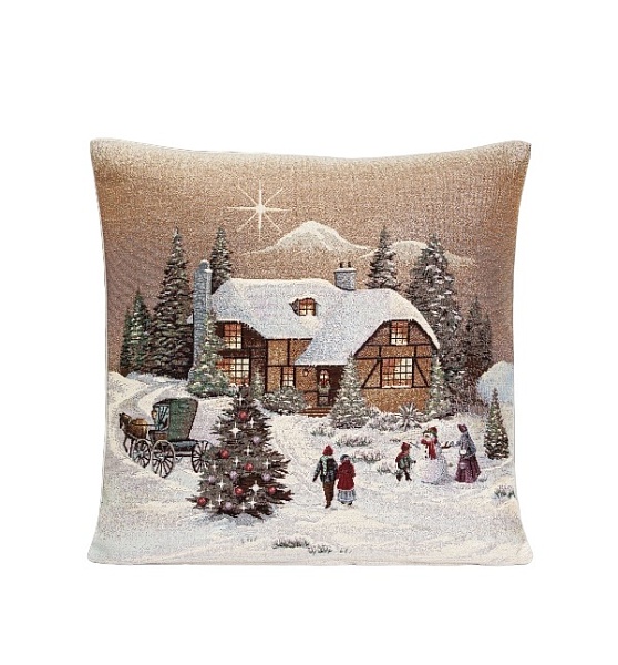 Наволочка 45х45 см Новогодний вечер