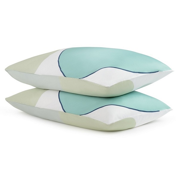 Набор из двух наволочек из сатина с авторским принтом Tkano Freak Fruit 50 х 70 см