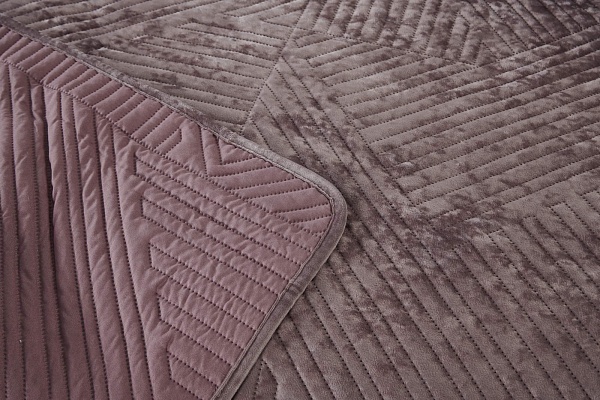 Патрисия (пепел роза) Покрывало 240х260