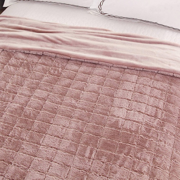 Покрывало 160 х 220 см Sofi de Marko Мадлен пепельная роза