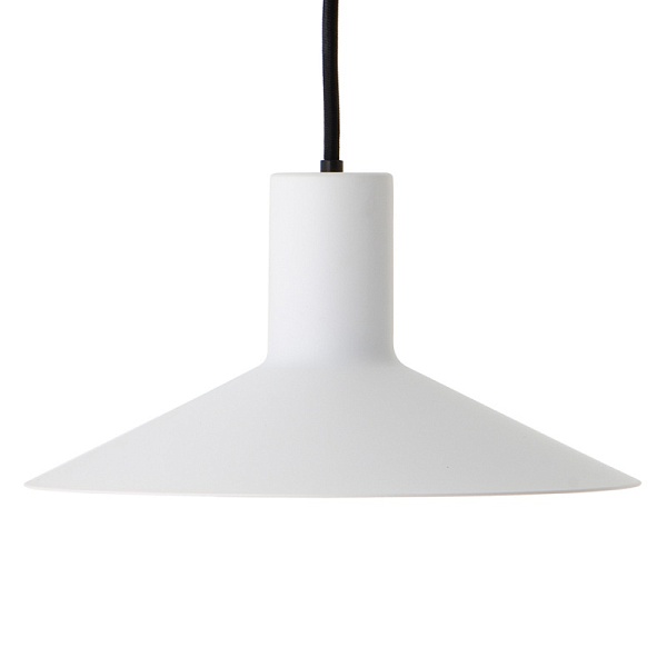 Лампа подвесная 27,5 см Frandsen Minneapolis белый матовый