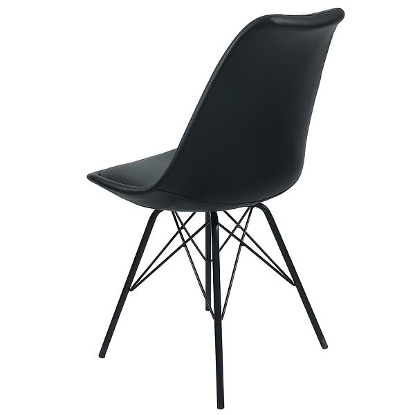 Стул mirkl, экокожа, черный